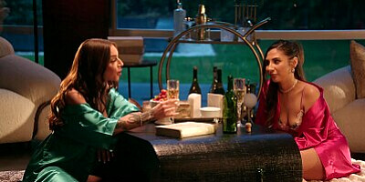 TUSHY Besties Gianna & April have intense anal threesome