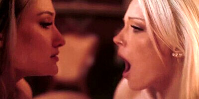 MIXEDX - Skinny Brunette Goddess Tiffany Tatum Sucks Zazie Skymm Clitoris And Spits On That Pussy