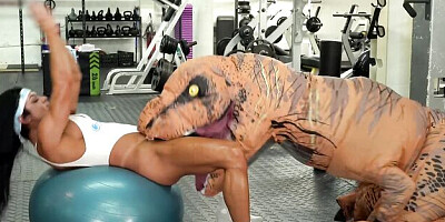 Trex video with beauty Nina Dolci from Cam Soda