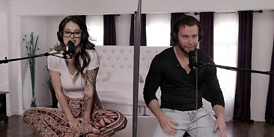 Bellesa Films featuring Seth Gamble and Maddy May's blind date video