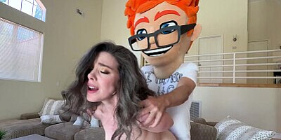 Stranded MILF Nicole Vaunt Gets Her Engine Lubed by The Porn Dude's Big Dipstick!