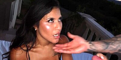 Passionate outdoor screwing of Andrea Retali under the steaming glow of sunset.
