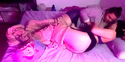 Intense lesbian fucking with multiple real orgasms
