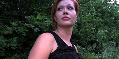 Public Agent - 28 year old girl next door real genuine Czech amateur barmaid fucked outside