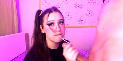Cute Teen Deepthroat Face Fucked