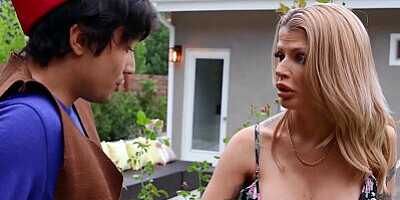 LIL humpers - Sexy Big Tits Joslyn James Loves Humping Her Lawn Gnome