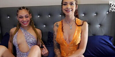 Me & My Hot Boricua Friend Eat And Fuck Each Other While My Roomate Watches
