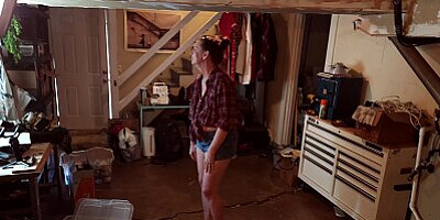 A sexy mature MILF seduces a naive young man that is into fantasy, when she hires him for chores