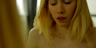 Blonde Teen Scantilla Is Using A Toy To Please Her Clit!