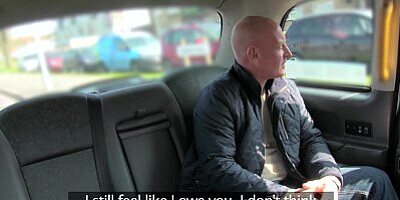 Female Fake Taxi - Paramedic on his way to work gets the TAXI ride of his LIFE