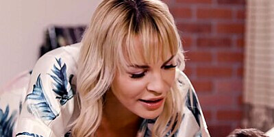 MOMMY'S BOY - Caught Masturbating Busty MILF Dana DeArmond Turns FERAL For Contractor's Big Dick