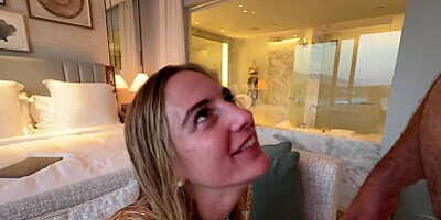 Cheating on Girlfriend with Hot Blonde Milf