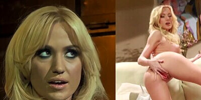 Stunning Blonde Penthouse Pet Angela Sommers Face Fucking a gorgeous Lesbia