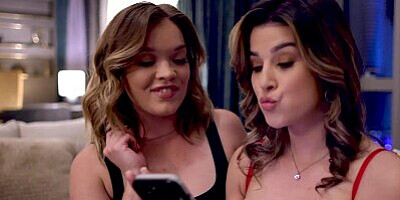 BLACKEDRAW Hotties Katie & Kylie double-team Anton's BBC