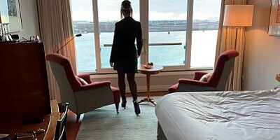 secretary used by her boss during business break risky window fuck cumass