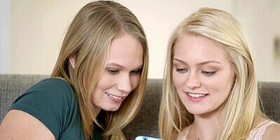 BLACKED Alli Rae and Dakota James cum on a BBC