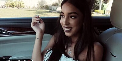 Mofos - Hot Chick Claire Black Rewards Tony With A Blowjob After He Picks Her Up From The Street