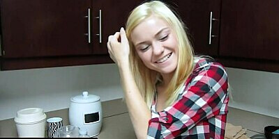 TeamSkeet - Petite Blonde Teen Gets Her Pink Pussy Drilled Hard By Lucky Horny Stud