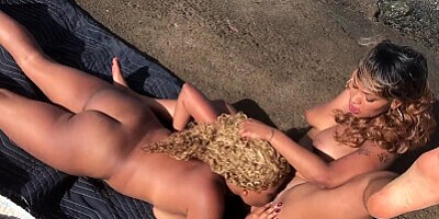 I ate Porsha Carrera 's Pussy good on the beach