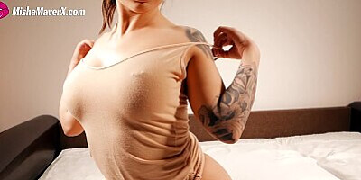 Misha Maver Big Boobs and Booty Masturbate her Wet Pussy