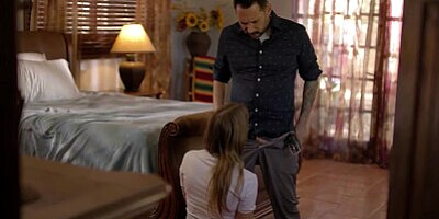 Family Sinners - Tommy Pistol Goes Home From Work & Finds Ashley Lane Masturbating In His Bed