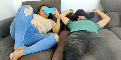 oiled footjob to my handcuffed stepdad