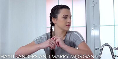 Lesbea Teen Hayli Sanders compilation massage orgasms lesbian scissoring