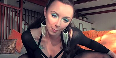 Big Tits Femdom Goddess CEI - Self-Facial