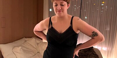 Casting Curvy: Caught my friends big titty sister masturbating