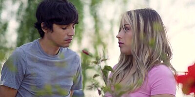 ADULTMOBILE - Gorgeous Blonde Anna Claire Clouds Gets Sensually Fucked By Her Stepson Ricky Spanish