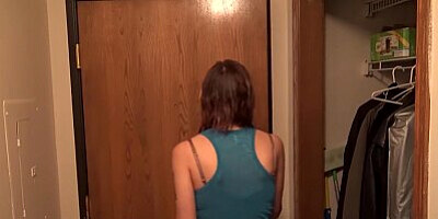 Sex Starved Step Sister Rebecca Vanguard Tells Step Brother Just ONE MORE TIME