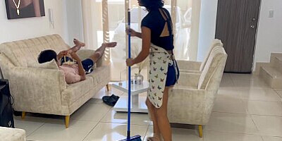 I Relieve My Little Stepsister's Stress with a Nice Fuck and End Up Cumming in Her Ass