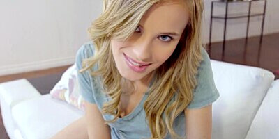 Blonde babe Girl next door Jillian Janson Repays Neighbor with Long Lusty Blowjob - S1:E5