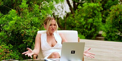 VIXEN Busty Flawless Blonde Blake Blossom Has The Most Intense Orgasms Poolside