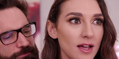 Tempting Her Piano Professor, Skinny Brunette Andi Rose Seduces Alex Legend