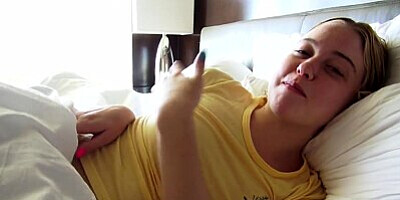 DTFsluts - Petite Teen Chloe Cherry Face Fucked by James Deen First Thing in the Morning