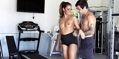 MILFED - Aila Donovan Goes To The Gym For A Workout, Ends Up Working With Her Trainer's Cock