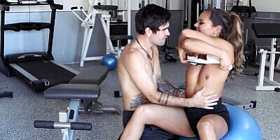 MILFED - Aila Donovan Goes To The Gym For A Workout, Ends Up Working With Her Trainer's Cock
