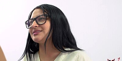 Horny lesbian masseuse seduces Colombian MILF during body to body massage session