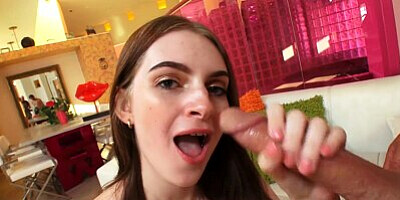 PervCity redhead teen Maya Kendrick deepthroat