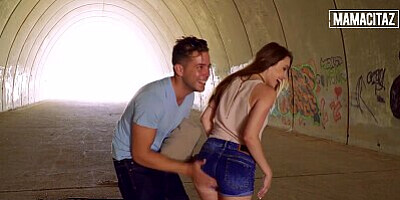 Risky Public Fuck with Small Tits Teen Babe - MAMACITAZ