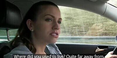 Girlfriends Lesbians make hot sextape in a car