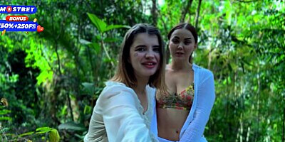 Cunt Fairies AlexaMills and SKINLOVERS Fucked by Two Lost Guys ORGY