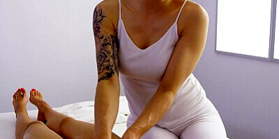 Massage Rooms Big boobs babe Emily bright passionate oil drenched lesbian sex with Billie Star