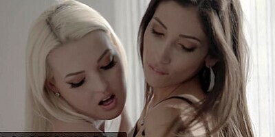Intense lesbian fantasies between the French star Cla Gaultier and Lovita Fate