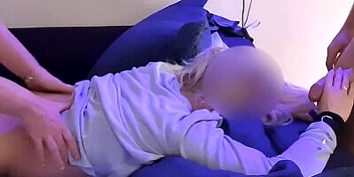 Morning after a swinger sex party, we were still horny and decided to have a little gangbang