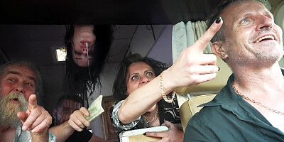 PerverseFamily - Anna De Ville And Brittany Bardot - Kinky Public Sex