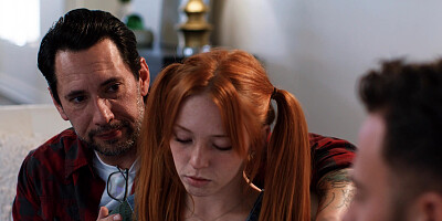 ...Petite redhead Madi Collins gets fucked by her stepdad and social worker...