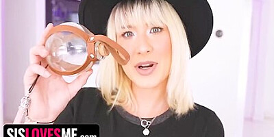 Step Sis Jessie Saint Gets Her Magic Pussy Filled With Stepbrothers Hot Love Potion