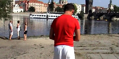 Katerina Sz. in blonde slut jilling off in a hot homemade video